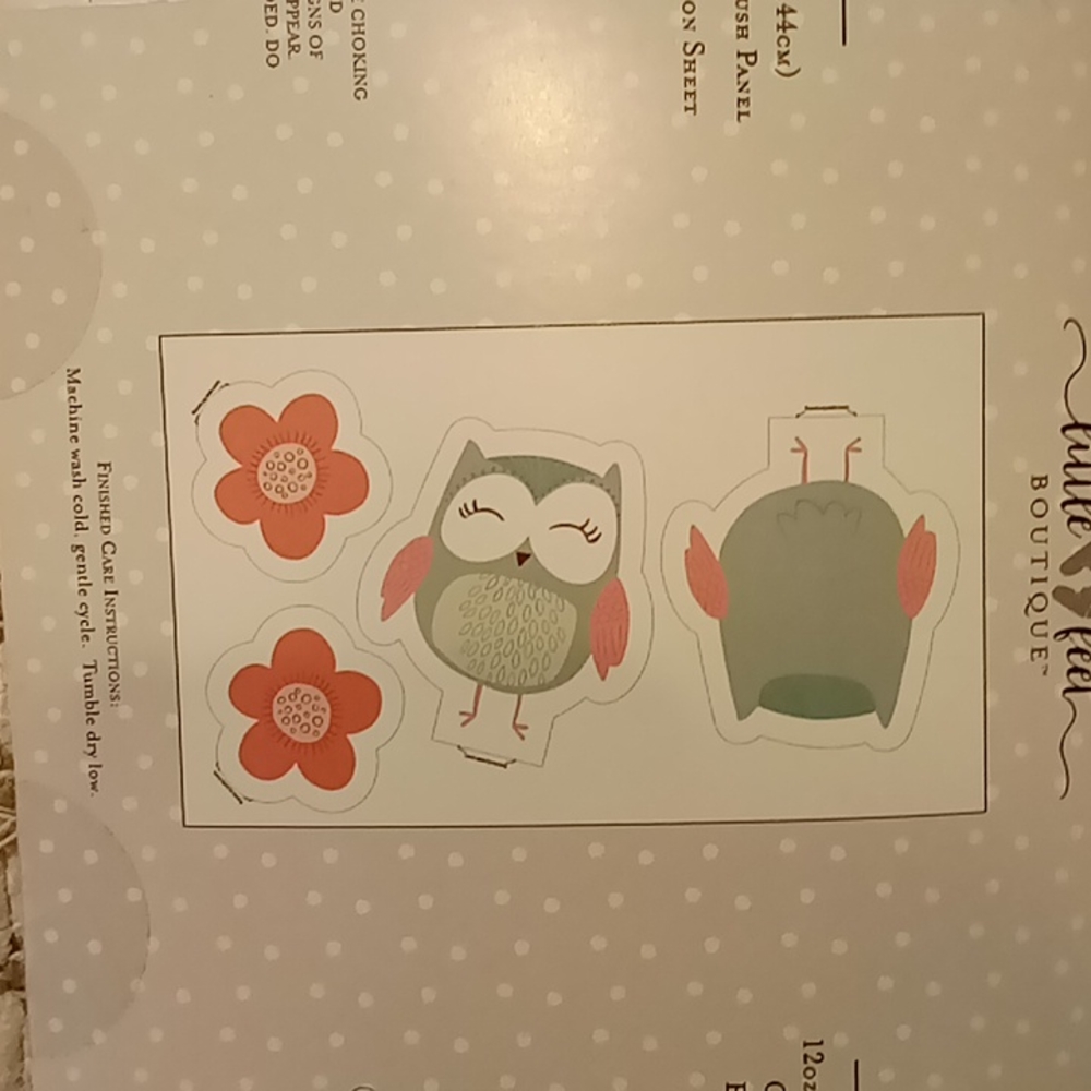 Bundle of pillow and Owl/flower make a pillow - Picture 5 of 6